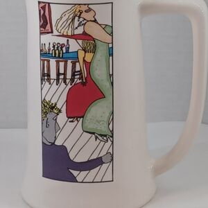 Ron Howard's Limited Edition "Bar Scene" Mug. 6" Tall.  #89/2000.